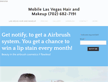 Tablet Screenshot of lasvegashairandmakeup.com